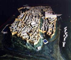 Jerusalem im 1. Jhd. n.Chr., Modell J. M. Tenz