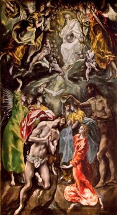 El Greco, Taufe Jesu