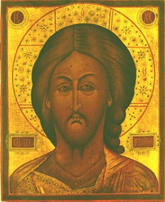 Christus-Ikone, Moskauer Schule (Ende 18./ Beginn 19. Jhd.)