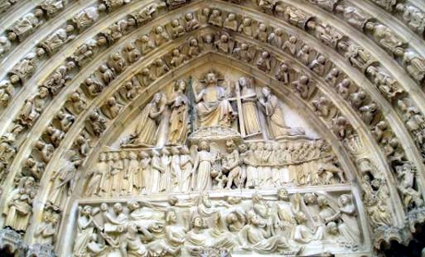Gerichts-Tympanon von Notre Dame