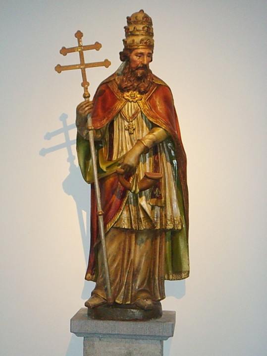 Statue des Hl. Kornelius in unserer Abteikirche