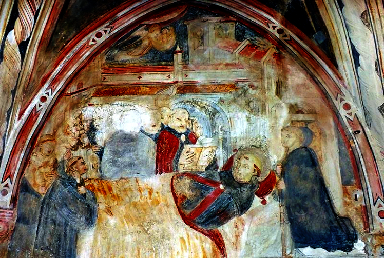 Fresko im Kloster Sacro Speco, Subiaco (Italien) || Foto: Daniel Tibi OSB