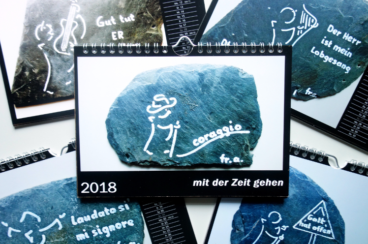Kalender 2018 mit Zeichnungen von P. Albert