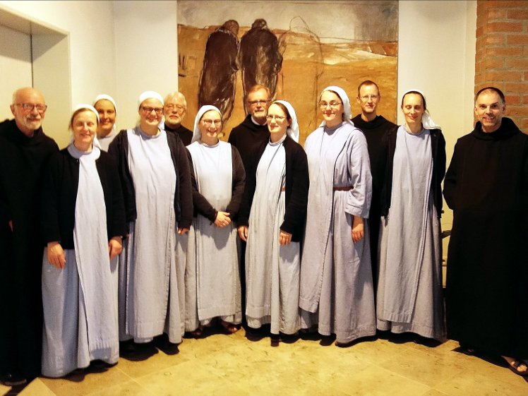 Besuch der Schestern der Monastischen Gemeinschaft von Jerusalem, Köln, bei uns im Kloster.