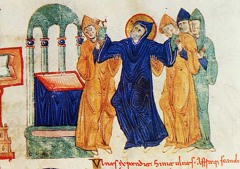Benedikt v N - Tod - Codex Vatic 11 Jhd