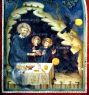Benedikt mit seinen Schüler Maurus und Placidus. Fresko im Kloster Sacro Speco, Subiaco (Italien). (Foto: Daniel Tibi OSB)